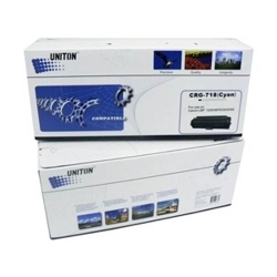 Картридж для принтера CANON 718C 2661B002, синий UNITON